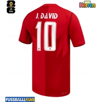 Kanada Jonathan David #10 Heimtrikot WM 2026 Kurzarm